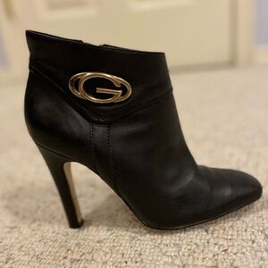 Black High Heel Ankle Boots